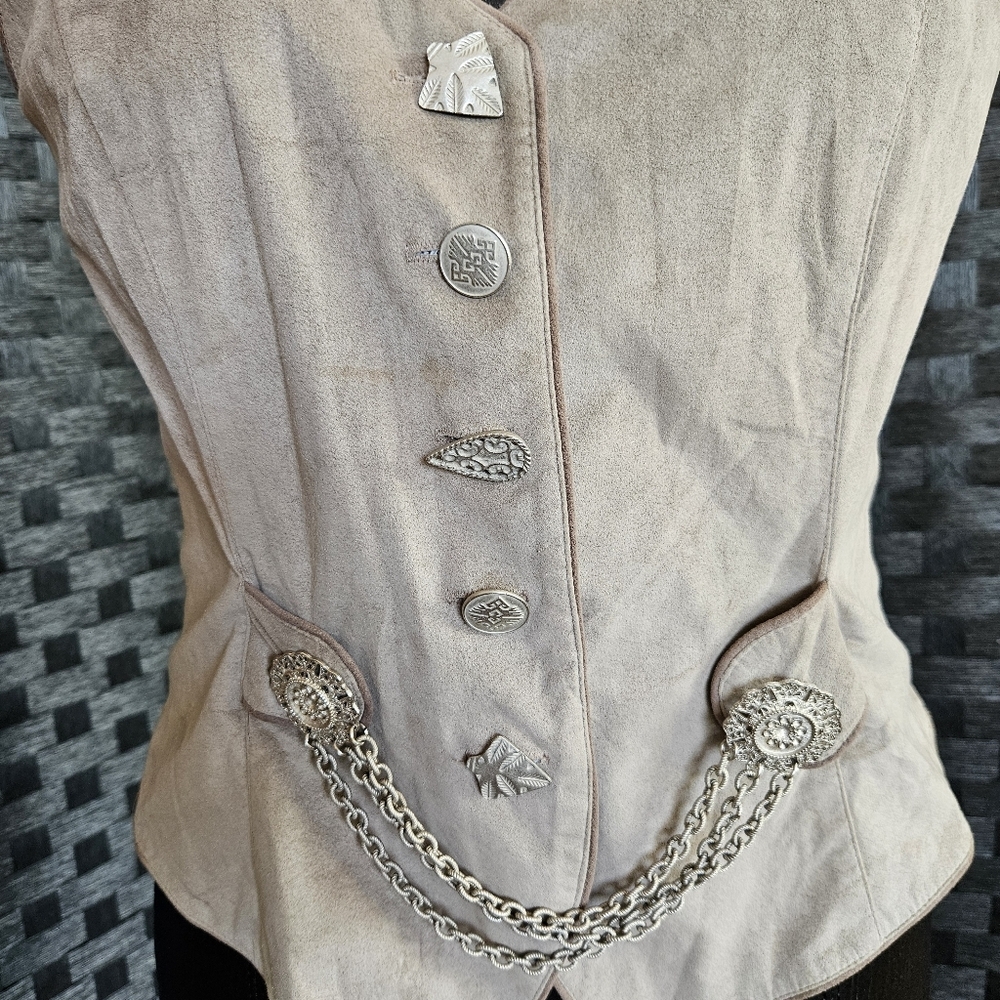 Vintage costume well made vest - Picture 3 of 4
